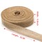 4 Rolls of Natural Burlap Fabric with Burlap Ribbon for Christmas Tree Gift Wrapping Wedding Event Party Home Bows Crafts Decoration, 11 Yards Long 0.8 inch Wide each Roll (Natural)